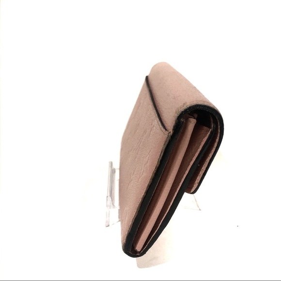 Auth Louis Vuitton Pink Monogram Leather Empreinte Long Sarah Button Wallet - Picture 5 of 13